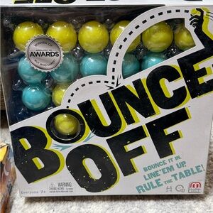 Mattel Bounce-Off Game with Yellow and Blue Highlights